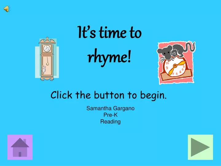it s time to rhyme