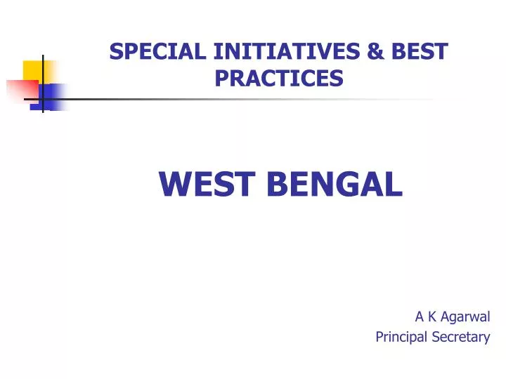 special initiatives best practices
