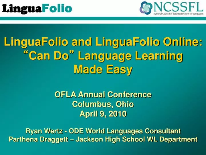 linguafolio and linguafolio online can do language learning made easy