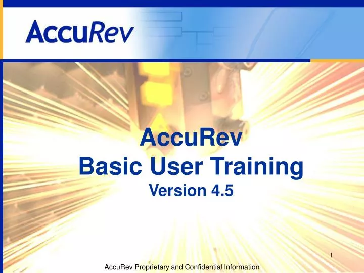 accurev basic user training version 4 5