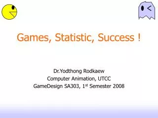 games statistic success
