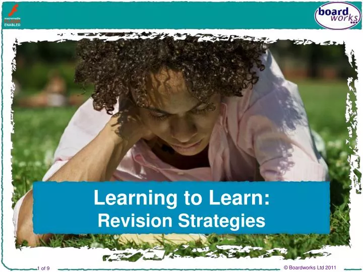 learning to learn revision strategies
