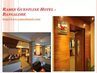 Budget 4 Star Hotels In Bangalore