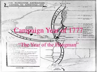Campaign Year of 1777