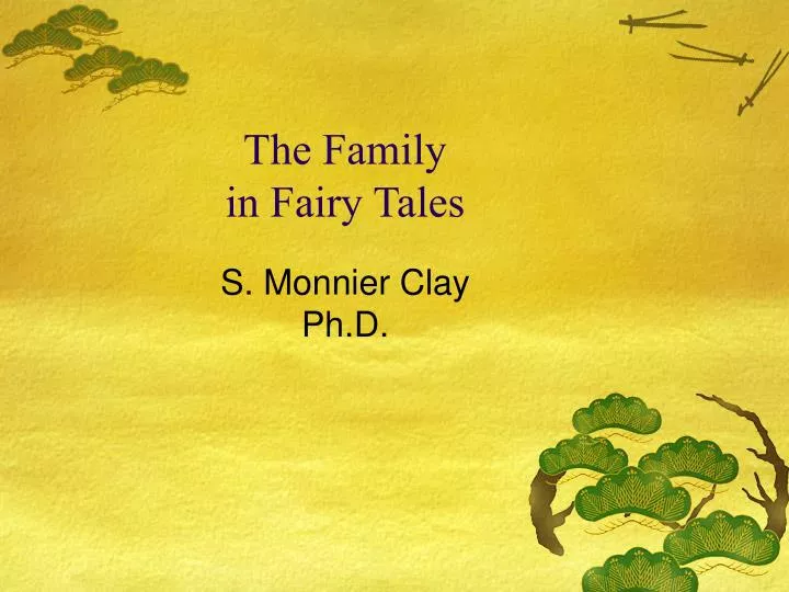 the family in fairy tales