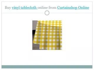vinyl tablecloth