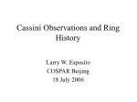 Cassini Insights: Active Ring System Dynamics and Moon-Ring Interactions - slide 1