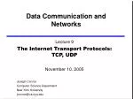 Data Communication and Networks - slide 1