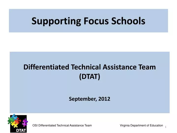 supporting focus schools