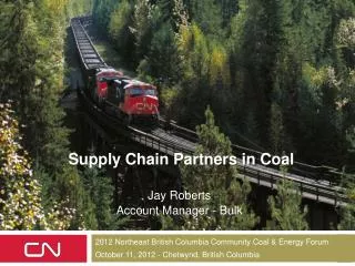 Supply Chain Partners in Coal