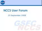 NCCS User Forum
