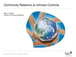 Community Relations at Johnson Controls