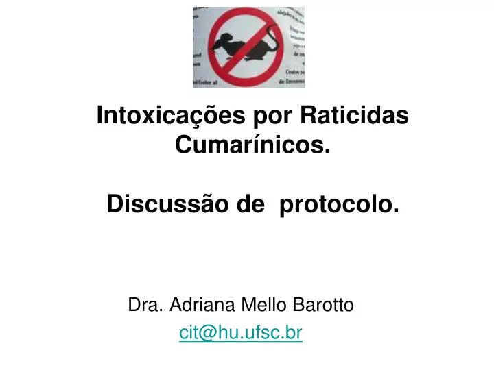 intoxica es por raticidas cumar nicos discuss o de protocolo