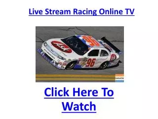 watch NASCAR Sprint Cup Goodys Fast Pain Relief 500 Qualfyin