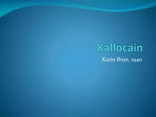 Kallocain