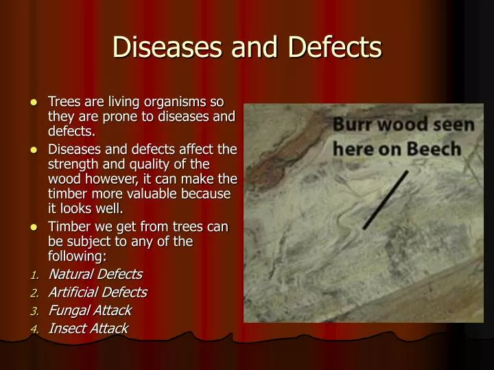 diseases and defects