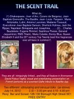 Scent Trail: An Intriguing Journey Through French Perfume History - slide 1