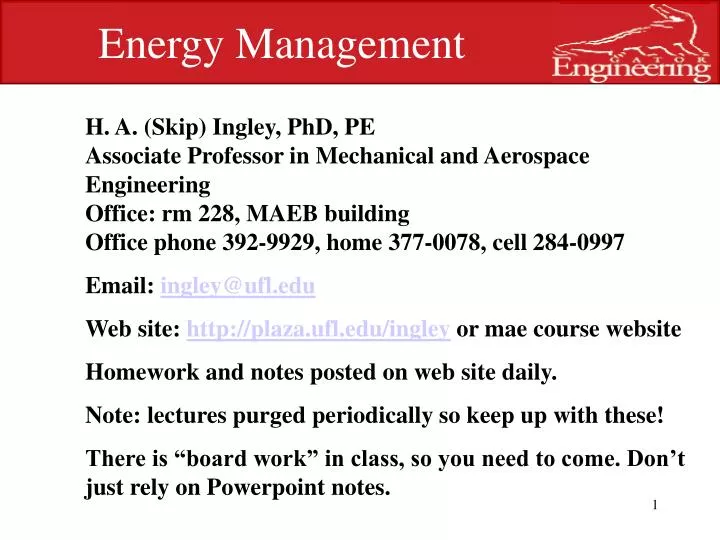 energy management