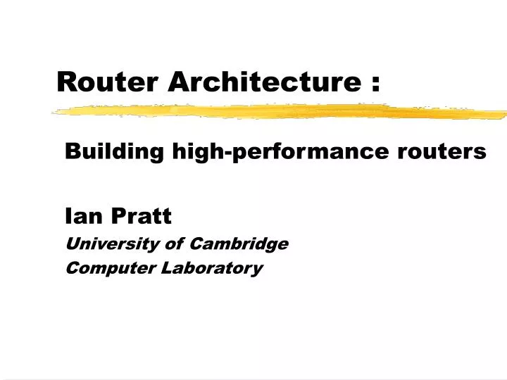 router architecture