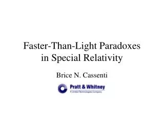 Faster-Than-Light Paradoxes in Special Relativity