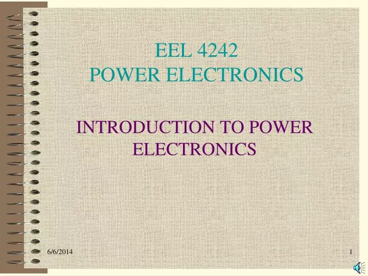eel 4242 power electronics