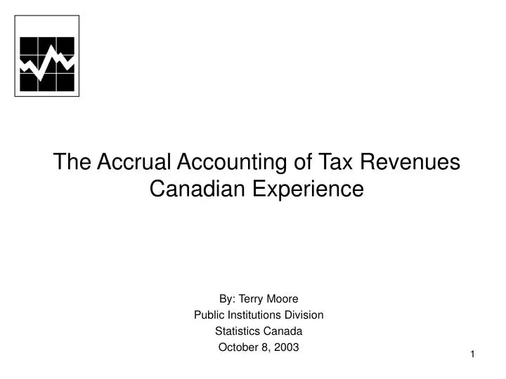 the accrual accounting of tax revenues canadian experience