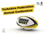 Yorkshire Federation - slide 1
