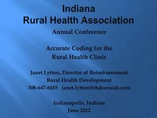 Indiana Rural Health Association