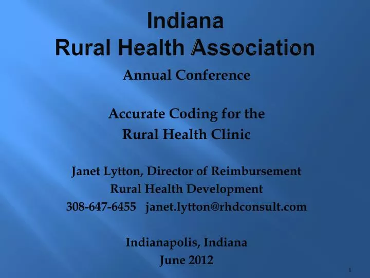 indiana rural health association