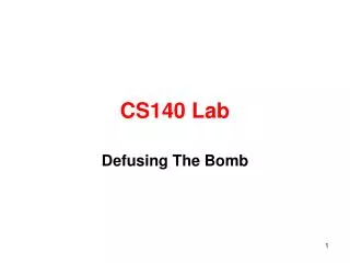 CS140 Lab