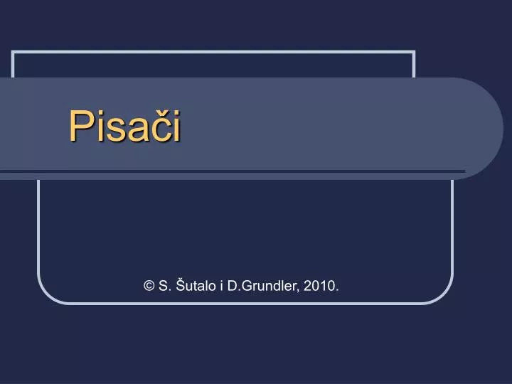 pisa i