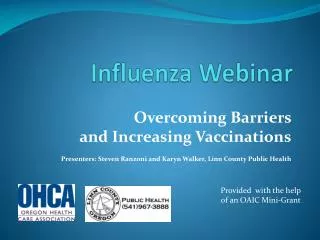 Influenza Webinar