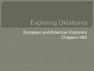 exploring oklahoma