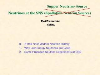 Neutrinos at the SNS (Spallation Neutron Source)
