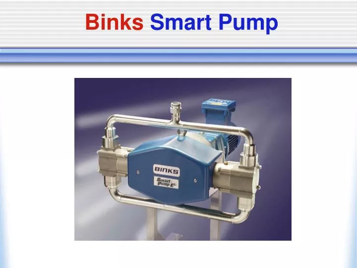 binks smart pump