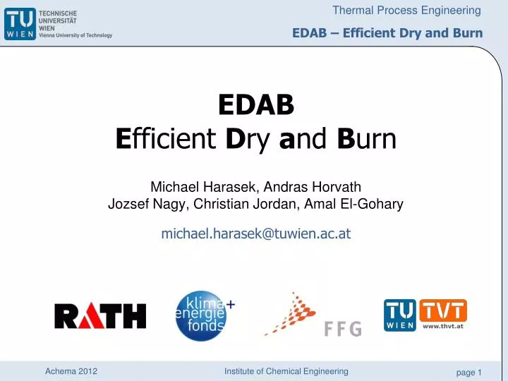 edab efficient dry and burn