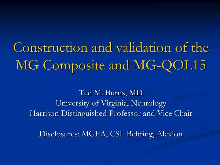 construction and validation of the mg composite and mg qol15