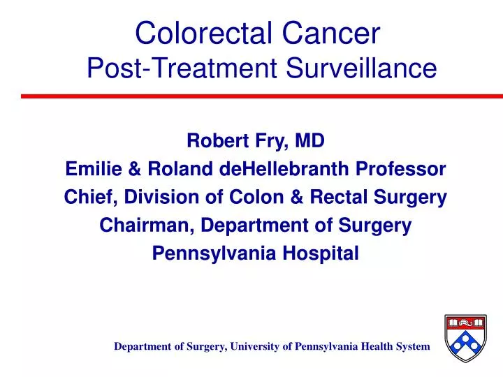 colorectal cancer post treatment surveillance