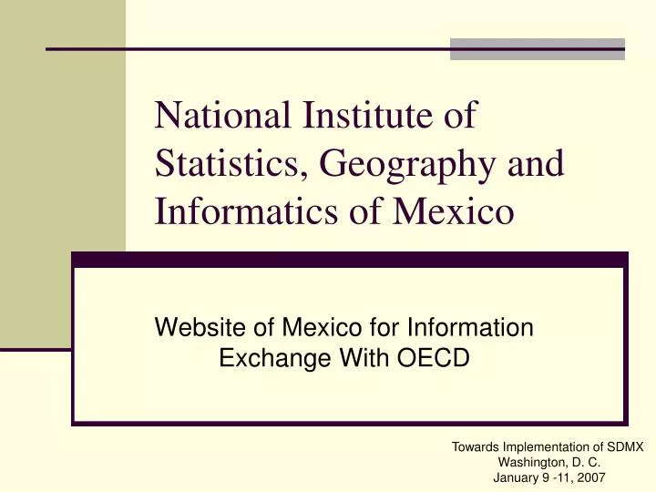 national institute of statistics geography and informatics of mexico