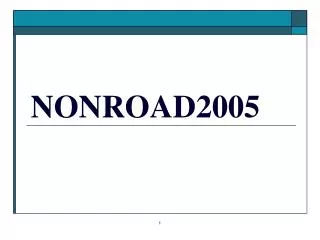 NONROAD2005