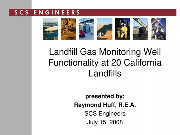 landfill gas monitoring well functionality at 20 california landfills