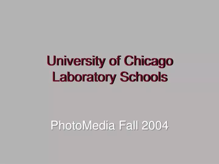 university of chicago laboratory schools