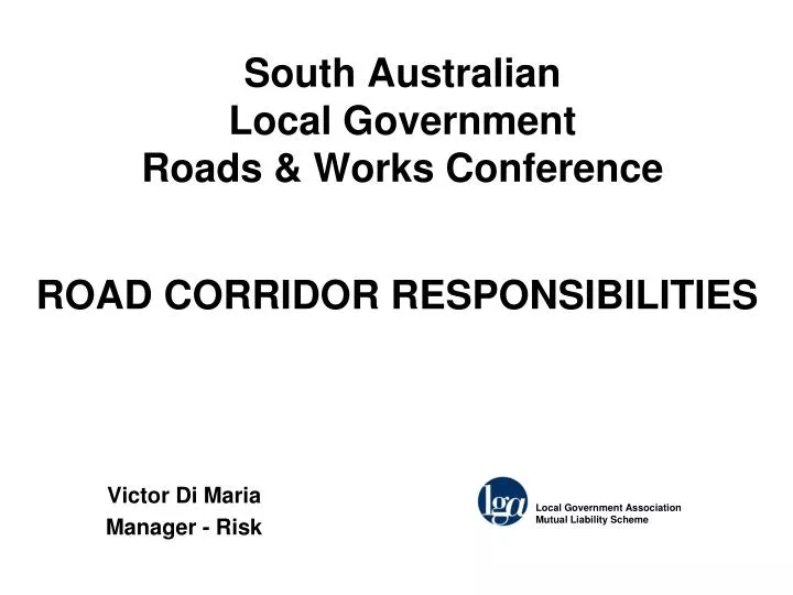 south australian local government roads works conference