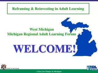 West Michigan Michigan Regional Adult Learning Forum