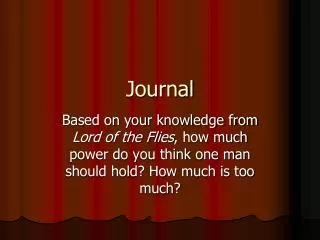 journal