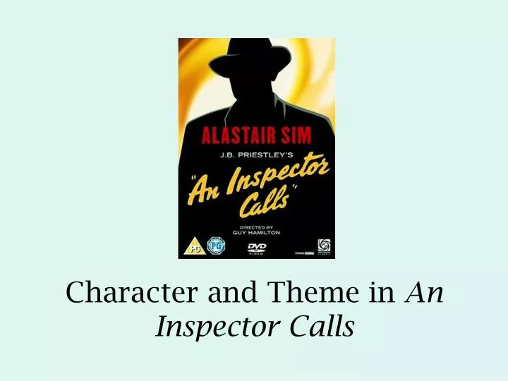 character and theme in an inspector calls