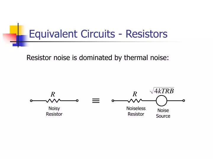 equivalent circuits resistors
