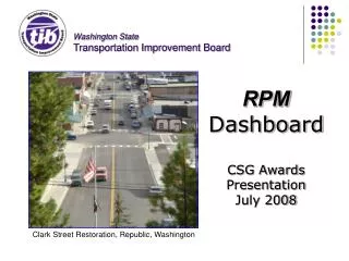 Washington State Transportation Improvement Board