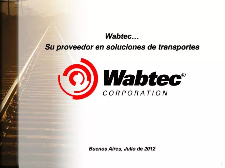 wabtec su proveedor en soluciones de transportes