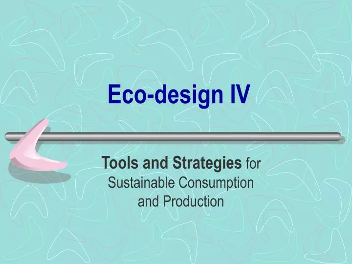 eco design iv